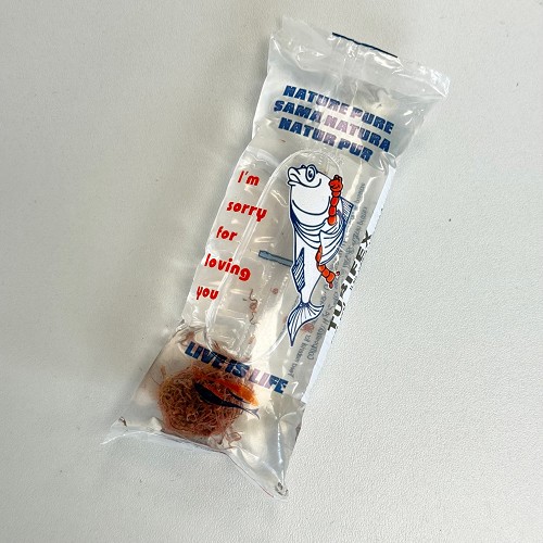 Nourriture vivante Tubifex dans un sac de 90 ml